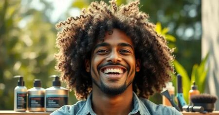 cabelo crespo masculino como cuidar