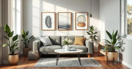 como decorar sala pequena