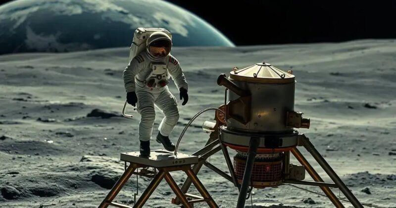 quando o homem pisou na lua