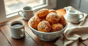 como fazer bolinho de chuva