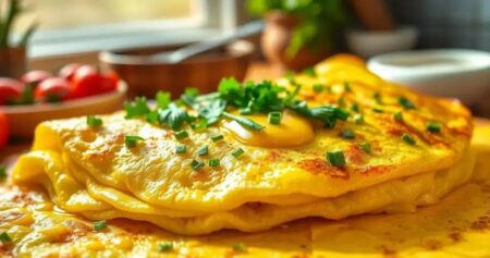 como fazer omelete