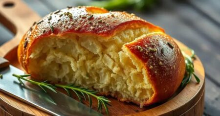 como fazer pão de alho