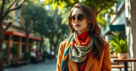 como usar lenços e echarpes com estilo
