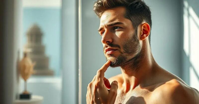 cuidados com a pele masculina básica