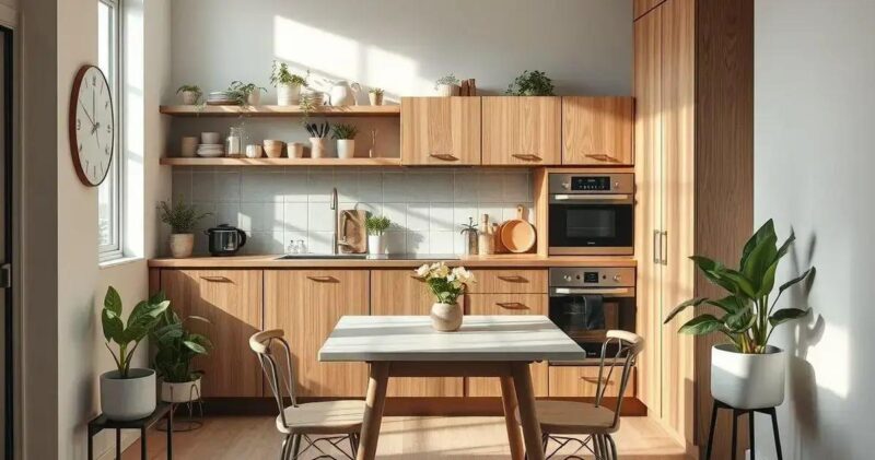 decoração de cozinha pequena