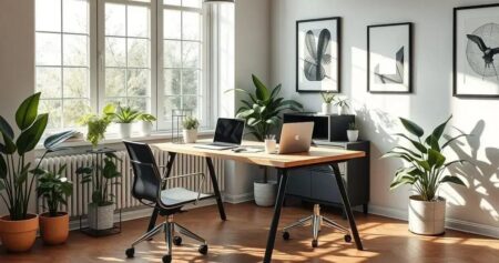 decoração de home office