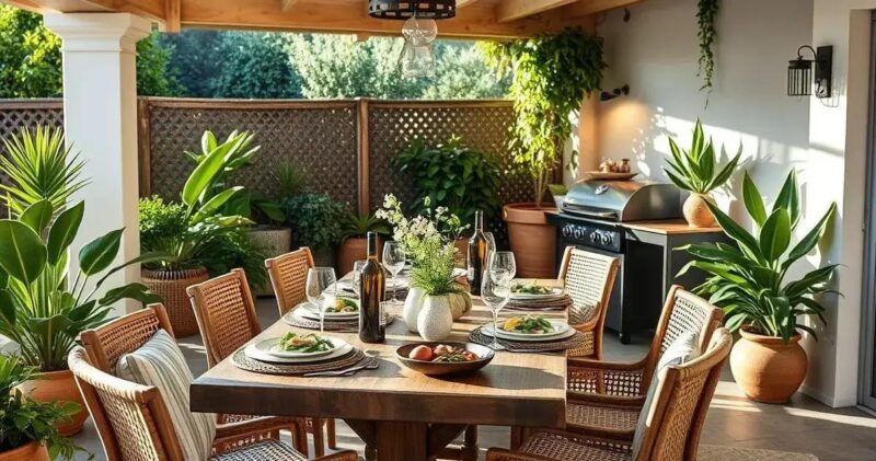 decoração de varanda gourmet