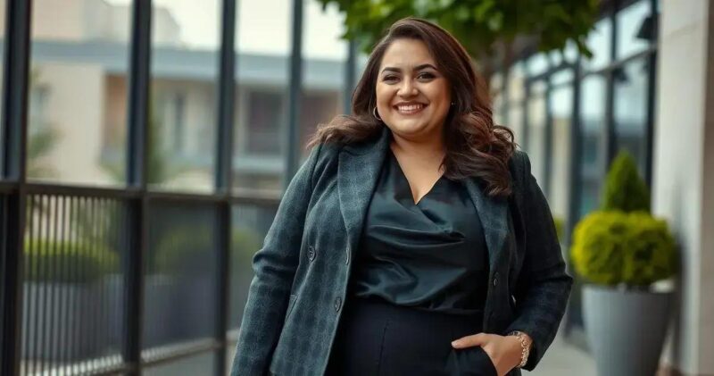 dicas de moda para baixinhas plus size