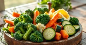 dicas para cozinhar legumes no vapor
