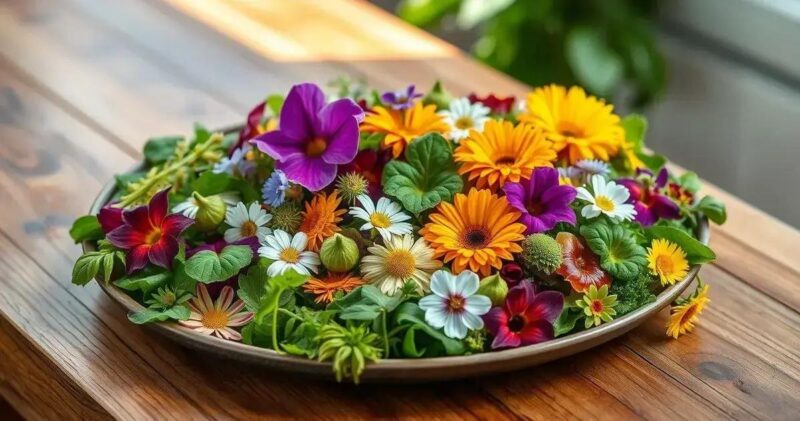 flores comestíveis