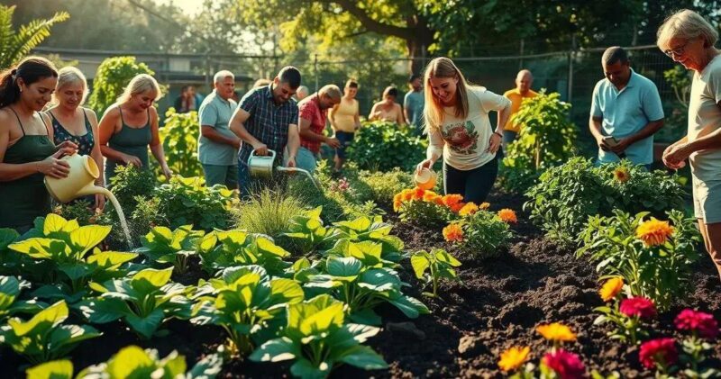 horta comunitária