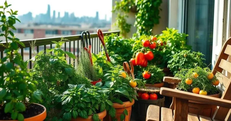 horta em pequenos espaços