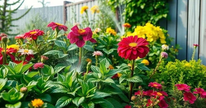 irrigação de jardim