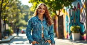 looks com jaqueta jeans feminina