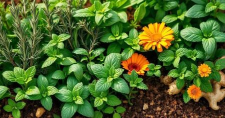 plantas medicinais para horta
