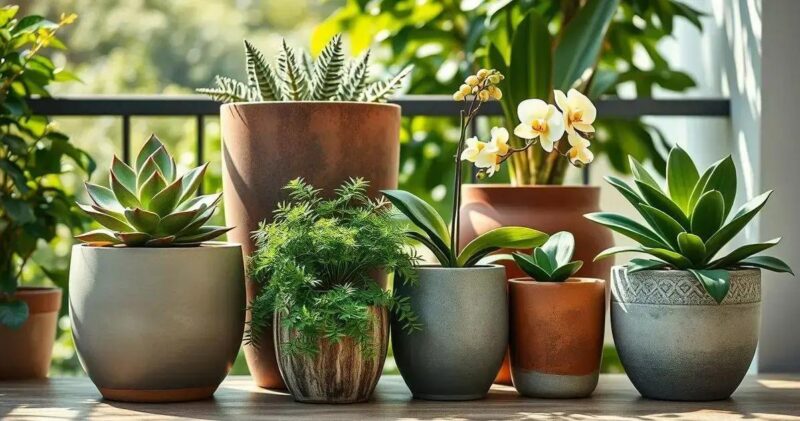 vasos para plantas