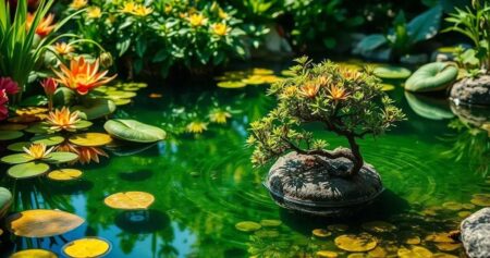 como fazer um lago no jardim