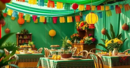 decoração de festa junina