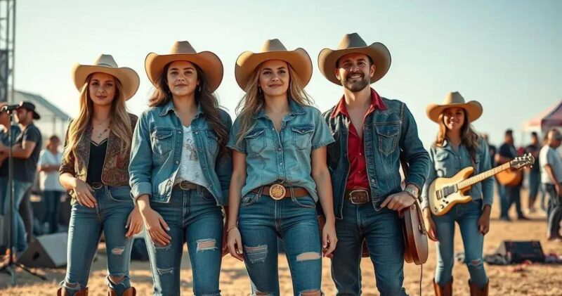 looks para festival de música sertaneja