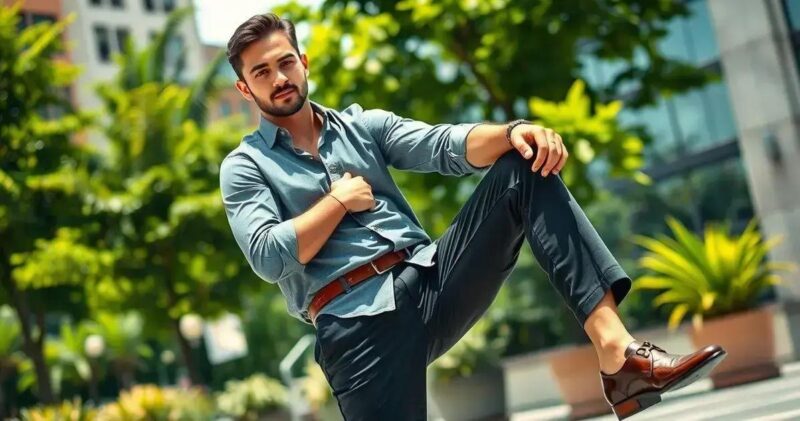 moda masculina casual chique