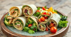 receitas de wraps saudáveis