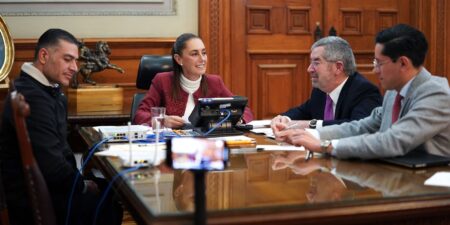 Claudia Sheinbaum Dialoga com Trump sobre Combate ao Tráfico de Drogas Crédito: © Governo do México